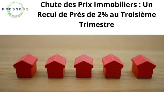Baisse des prix immobiliers en France