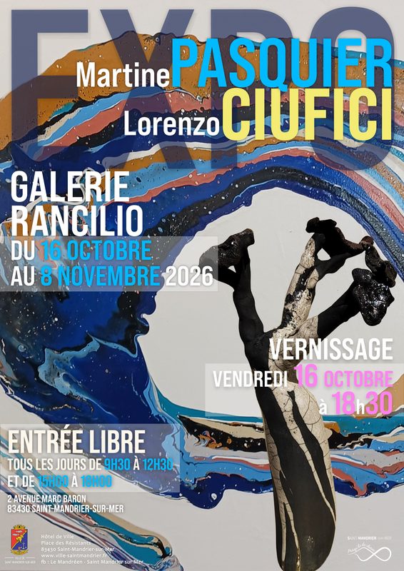 Expo à Saint-Mandrier duo Pasquier Ciufici dès le 16 octobre | | Presse 83