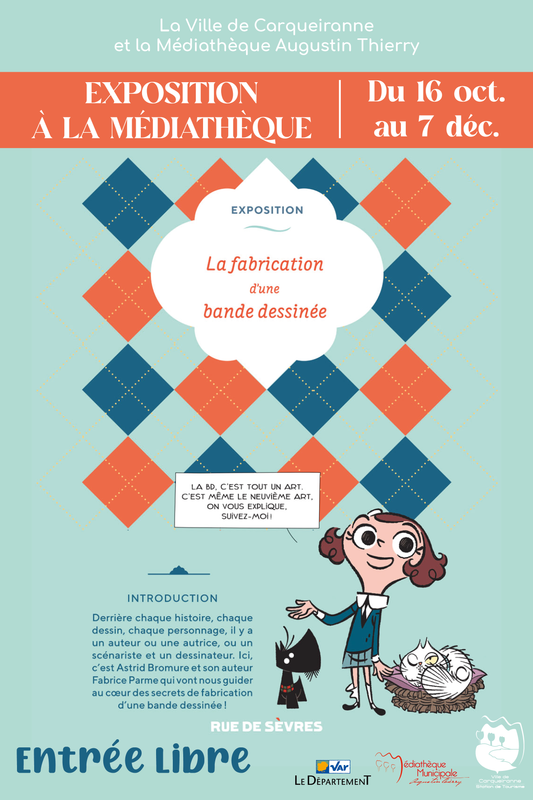 Expo fabrication BD à Carqueiranne du 16 octobre au 7 décembre 2026. | | Presse 83