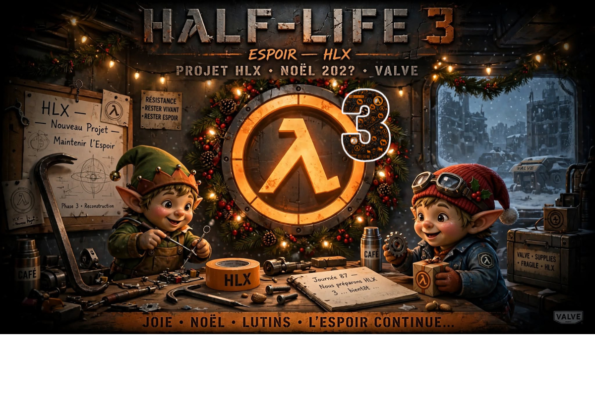 Half-Life 3 HLX Valve espoir Noël développeur prononce HLX | | Presse 83