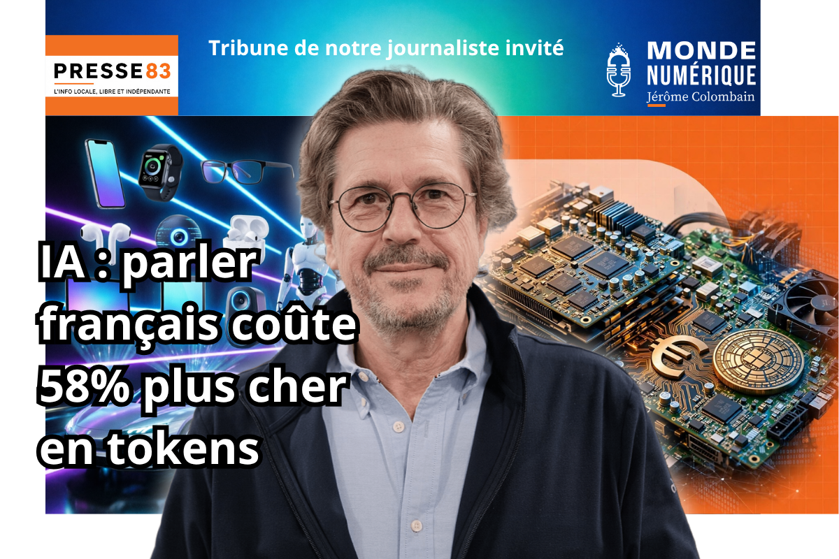 IA parler français coûte 58% plus cher en tokens | | Presse 83